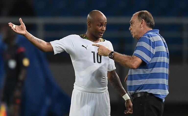 Dede Ayew & Coach Grant