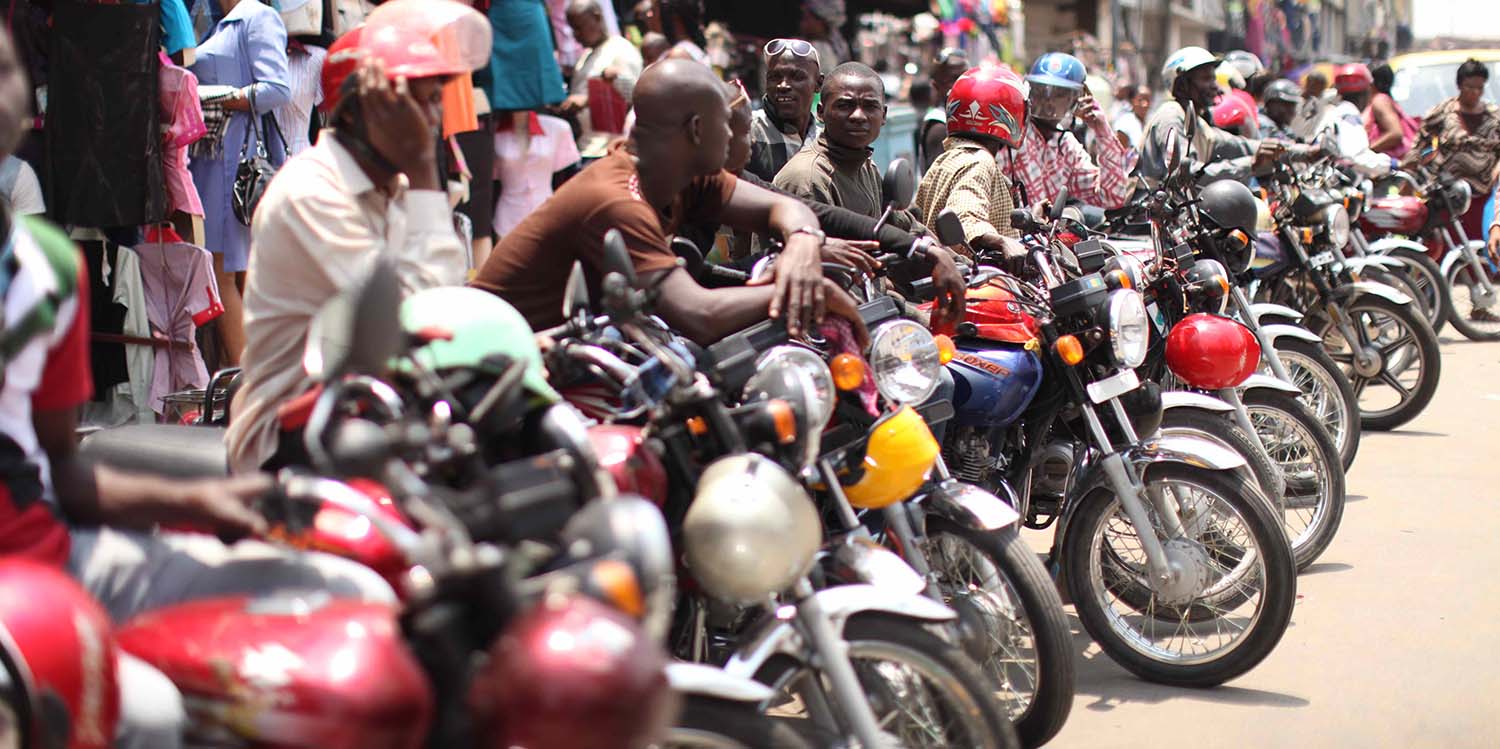 Okada riders clash with police