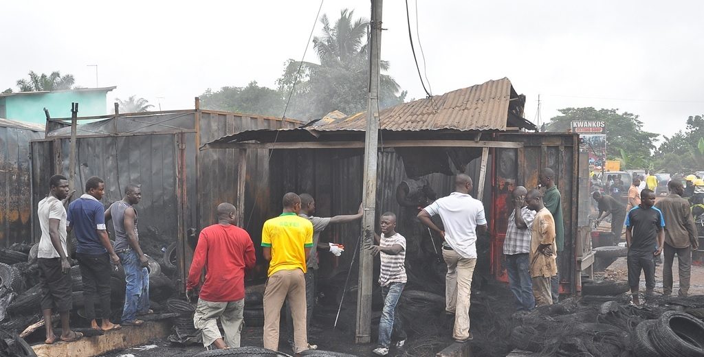 Fire incident at Suame Magazine renders 300 homeless - Prime News Ghana