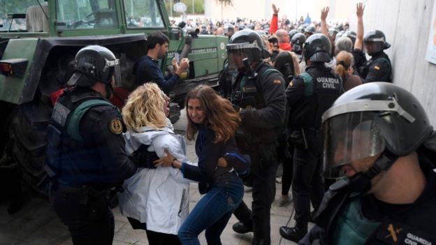 Catalan Referendum Voting Begins Amid Police Crackdown