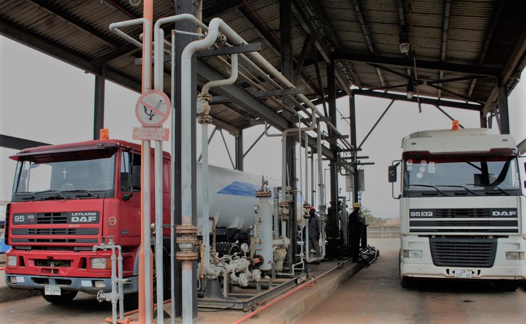 Fuel Tankers loaded at the Tema Oil Refinery