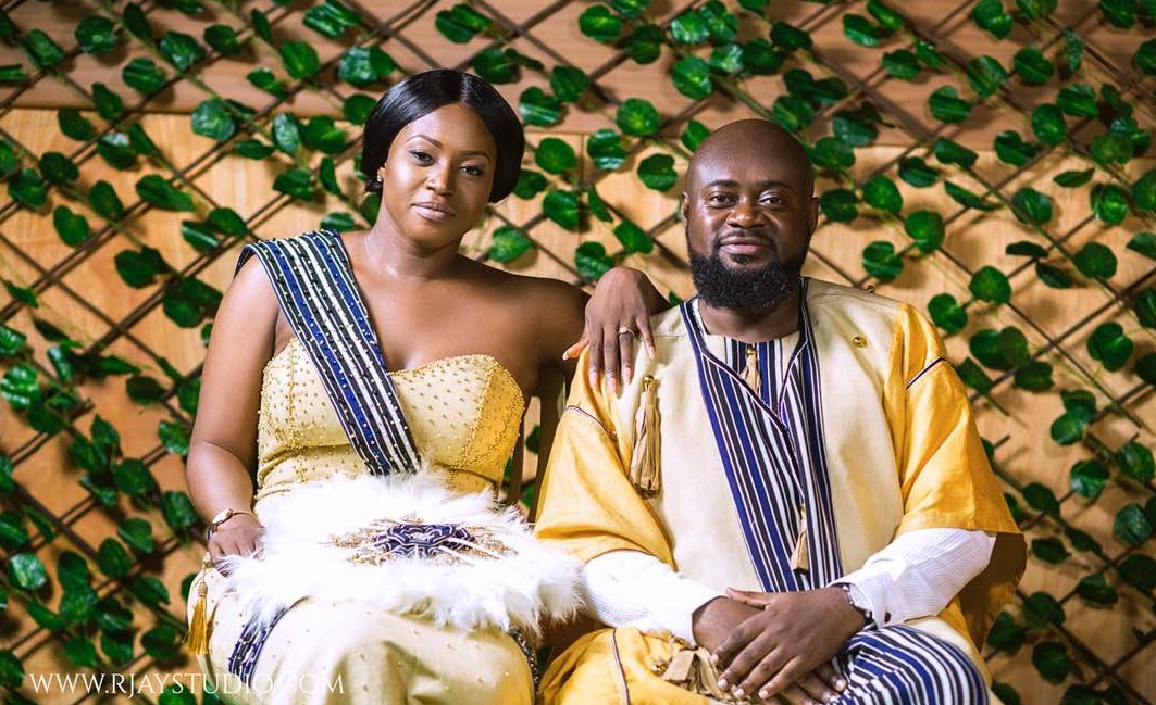 Sammy Forson tire knot with Pearl Yahaya