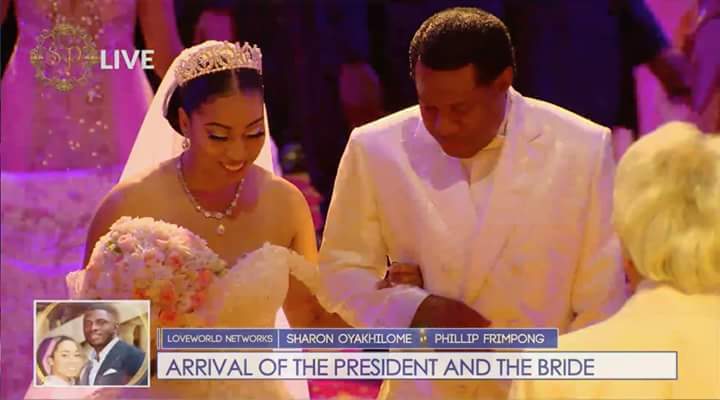 Photos From Pastor Chris’ Daughter’s White Wedding with her Ghanaian husband