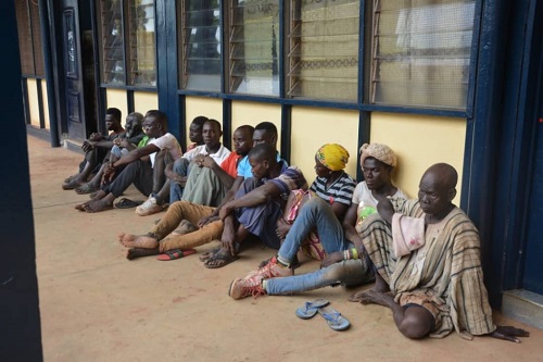 13 persons arrested for attacking police officers