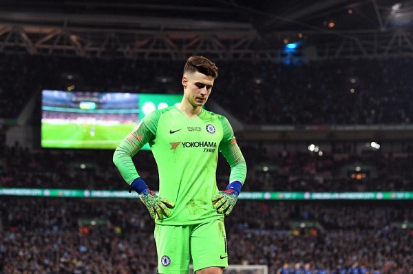 Carabao Cup Final: Kepa refused sub as Man City beat Chelsea on penalties