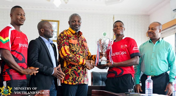 Ghana rugby team receives $10,000 for Africa silver cup triumph