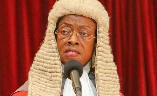 Chief Justice Sophia Akuffo is the chairperson of the Ghana Legal Council