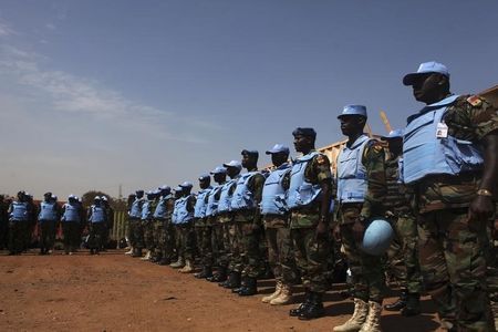 Ghanaian soldiers on UN mission