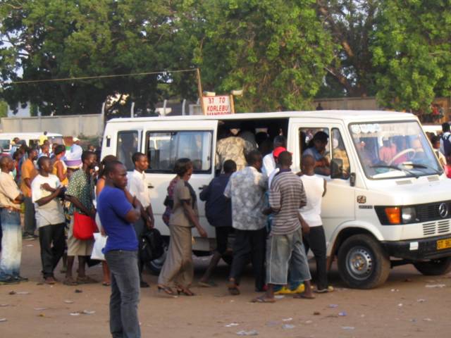 Commercial vehicle in Ghana (trotro)