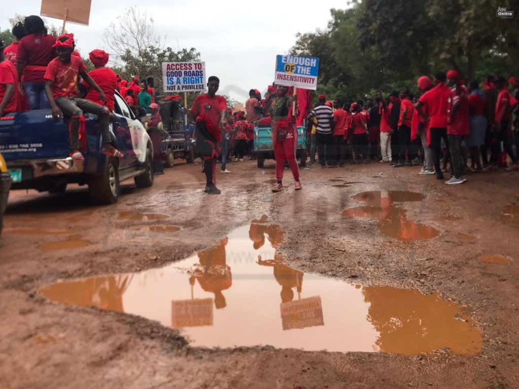 Kpando: Another street protest hits gov’t over bad roads