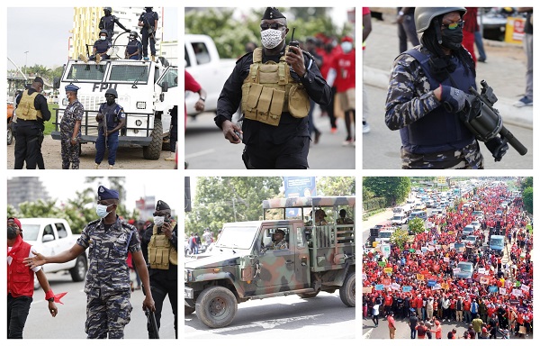 March for Justice demo collage