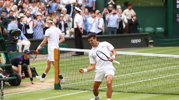 Djokovic extended his 100% winning record against Shapovalov to an eighth match