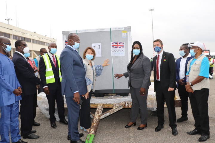 Ghana takes delivery of 249,600 doses of AstraZeneca vaccines from UK