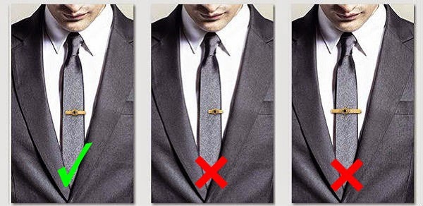 Длина завязанного галстука по этикету