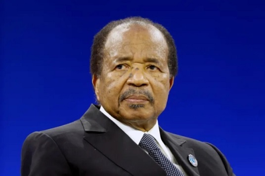 Paul Biya, the 89-year-old president of Cameroon, has been in power since 1982 [File: Charles Platiau/Reuters]