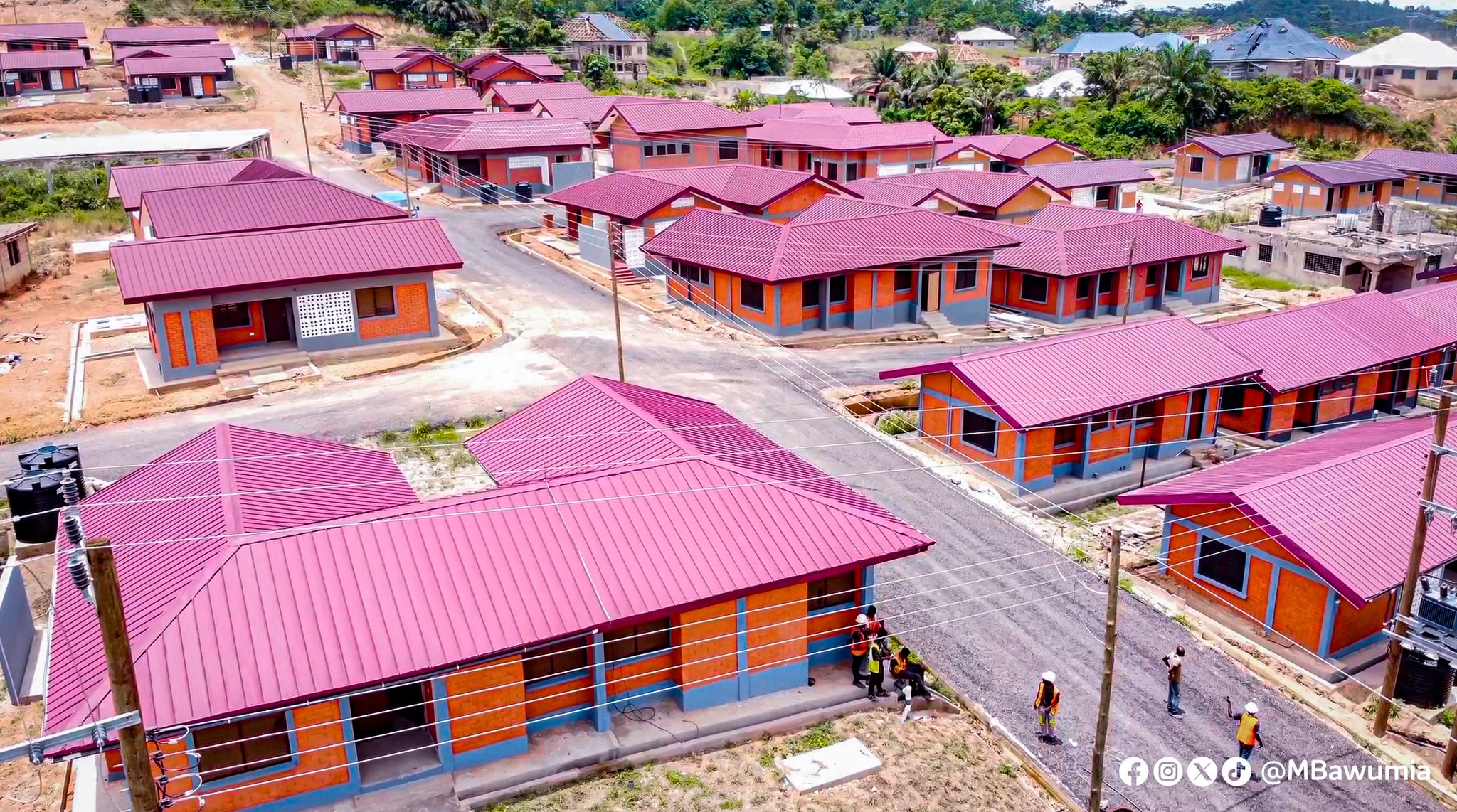 Appiatse reconstruction: Bawumia commisions 124 housing units - Prime ...