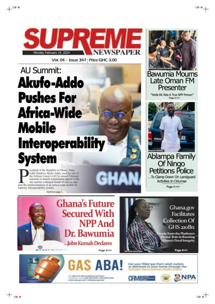 Newspaper headlines Monday, February 19, 2024 Prime News Ghana