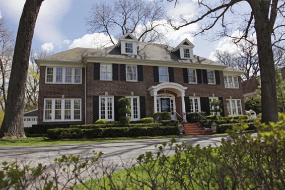 This brick house in Winnetka, Ill., seen Friday, May 6, 2011, was featured in the 1990 movie “Home Alone”. 