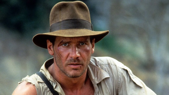 The iconic fedora was used in a scene in which Indiana Jones jumps from a crashing plane