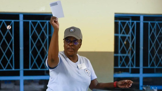 Officials were counting votes throughout Thursday