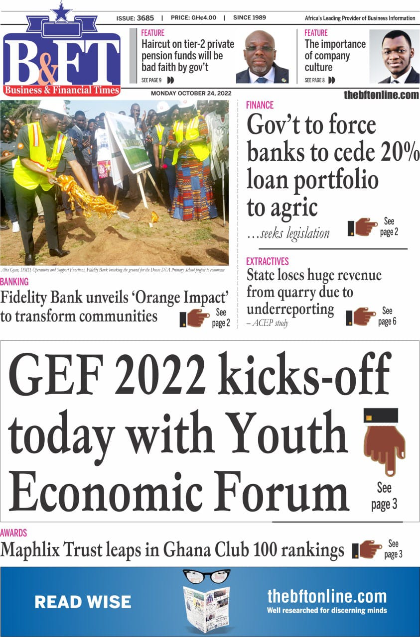 Newspapers Headlines: Monday, October 24, 2022 - Prime News Ghana