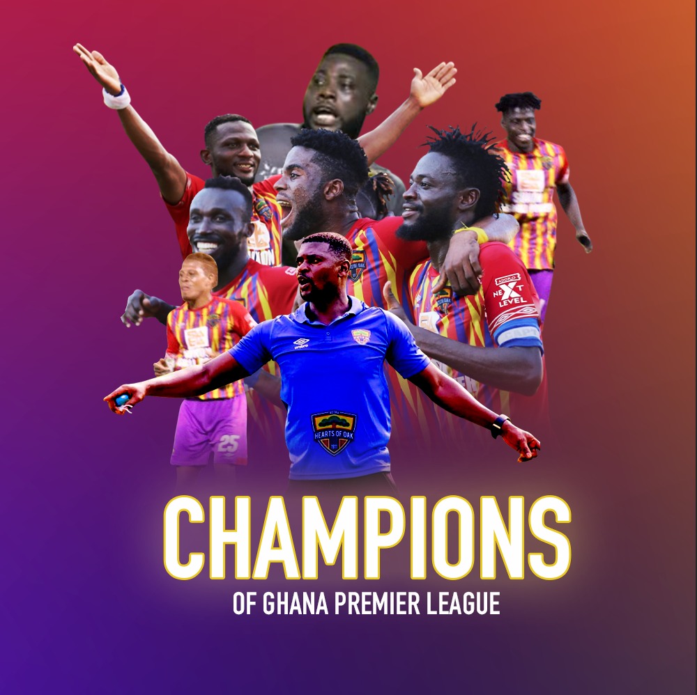 It's finally home': Hearts of Oak wins first Ghana Premier League title  after 12years, gets GH¢250K - Prime News Ghana